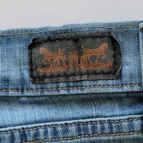 Levis Bootcut Jeans Womens Size 10 Blue Mid Rise Stretch Denim Classic Pockets - Picture 8 of 11